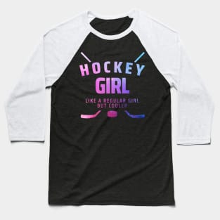 hockey girl Baseball T-Shirt